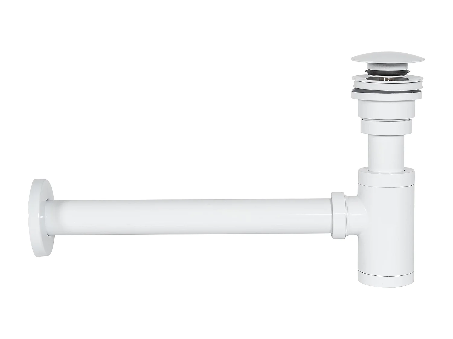 Siphon De Lavabo Universel Clic-Clac Rea White