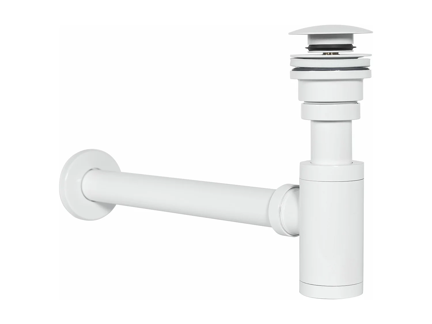 Siphon De Lavabo Universel Clic-Clac Rea White