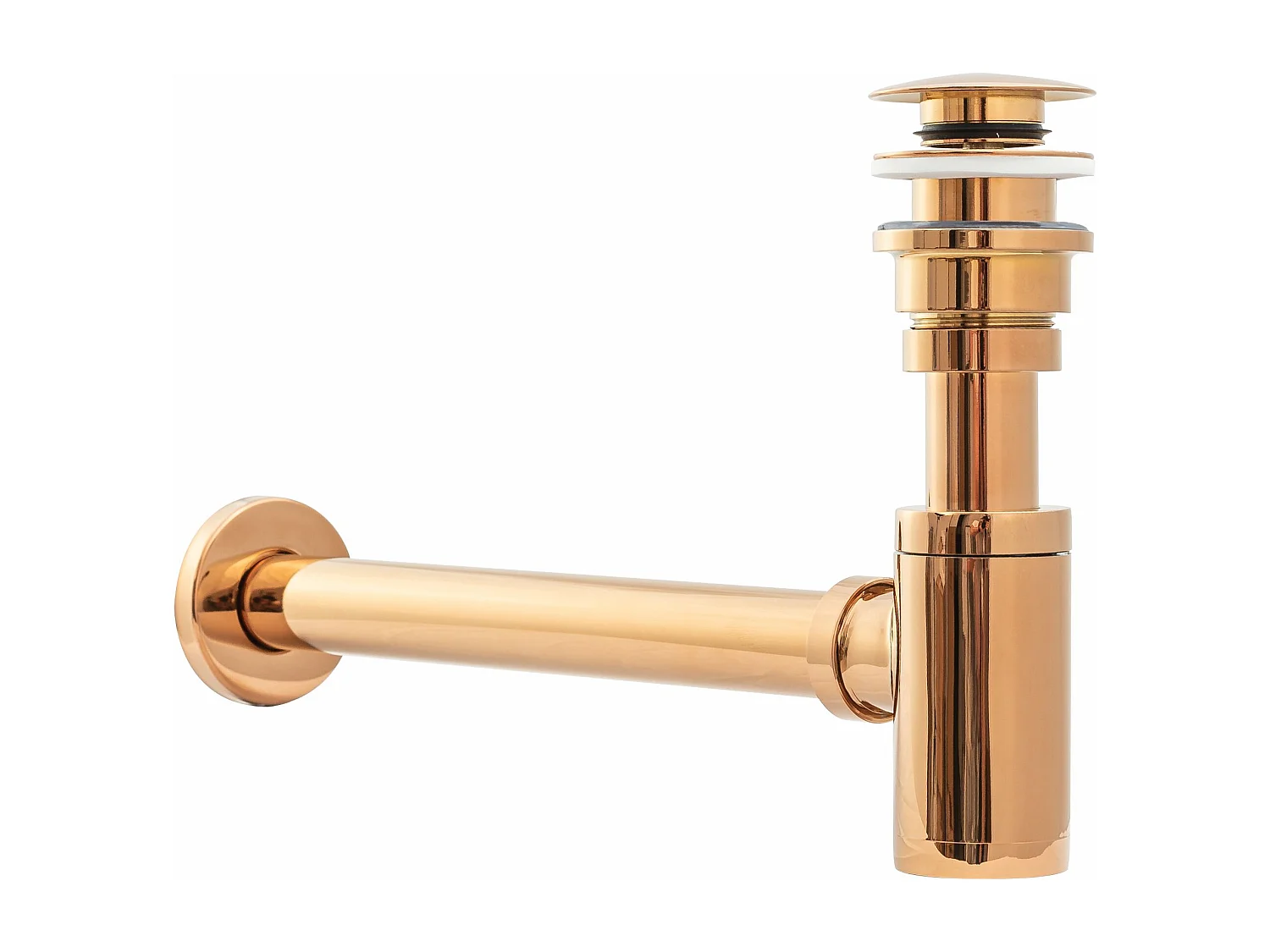 Siphon De Lavabo Universel Clic-Clac Rea Rose Gold