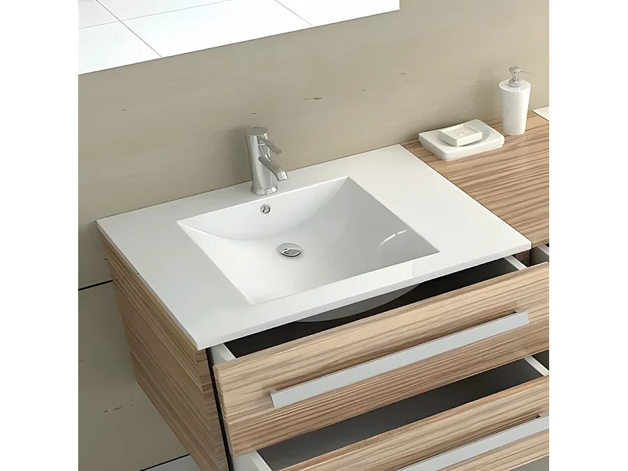 Inbouwwastafel Rea Dafne 75 White