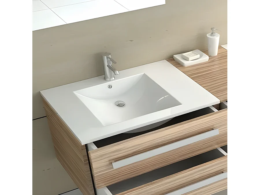 Vasque À Encastrer Rea Dafne 75 White