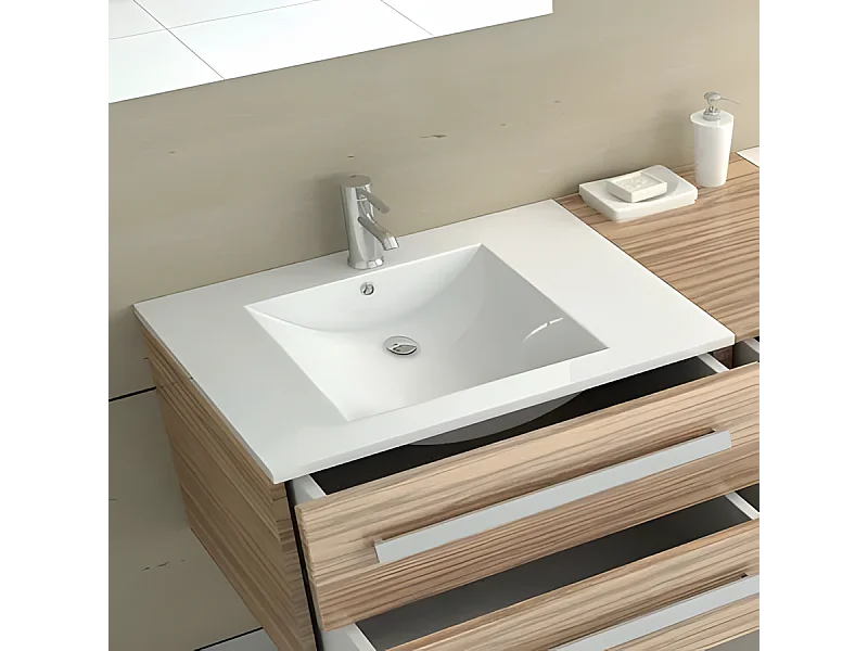 Inbouwwastafel Rea Dafne 75 White