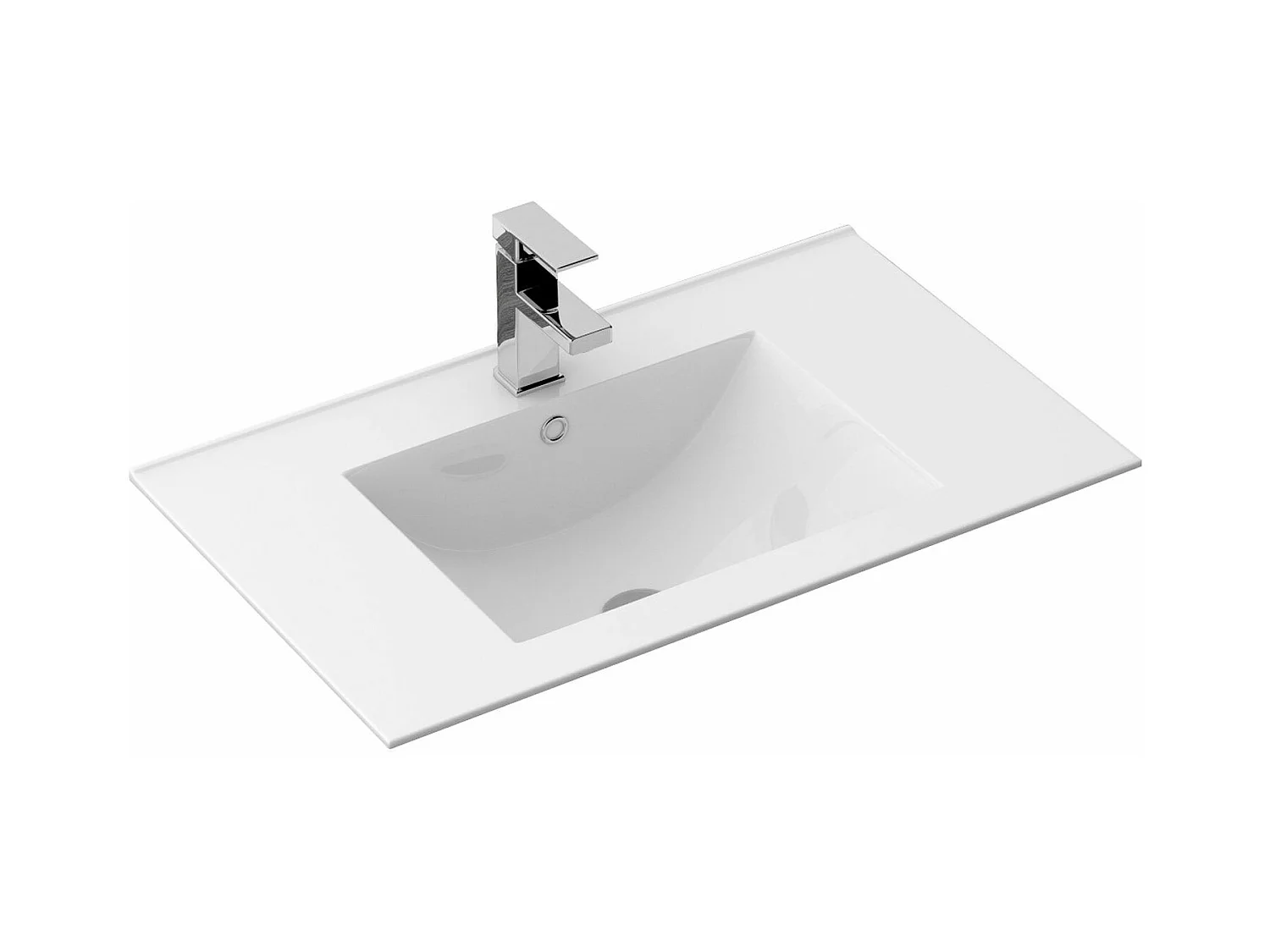 Lavabo Empotrado Rea Dafne 70 White