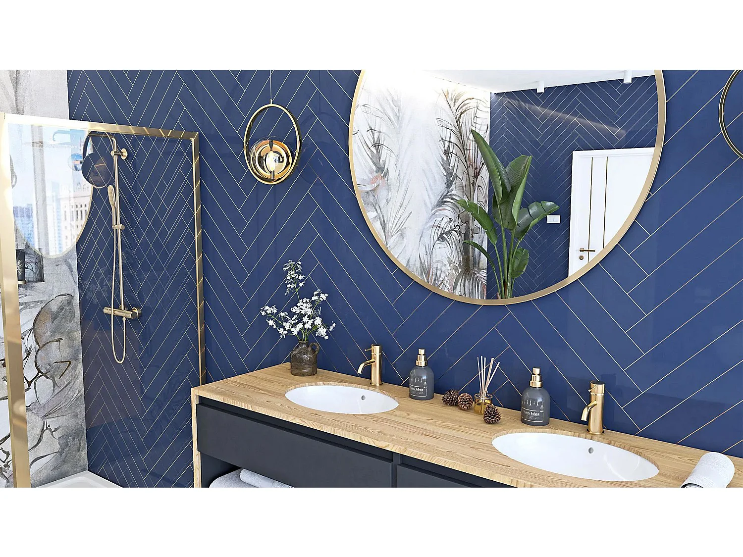 Lavabo Bajo Encimera Rea Nel White