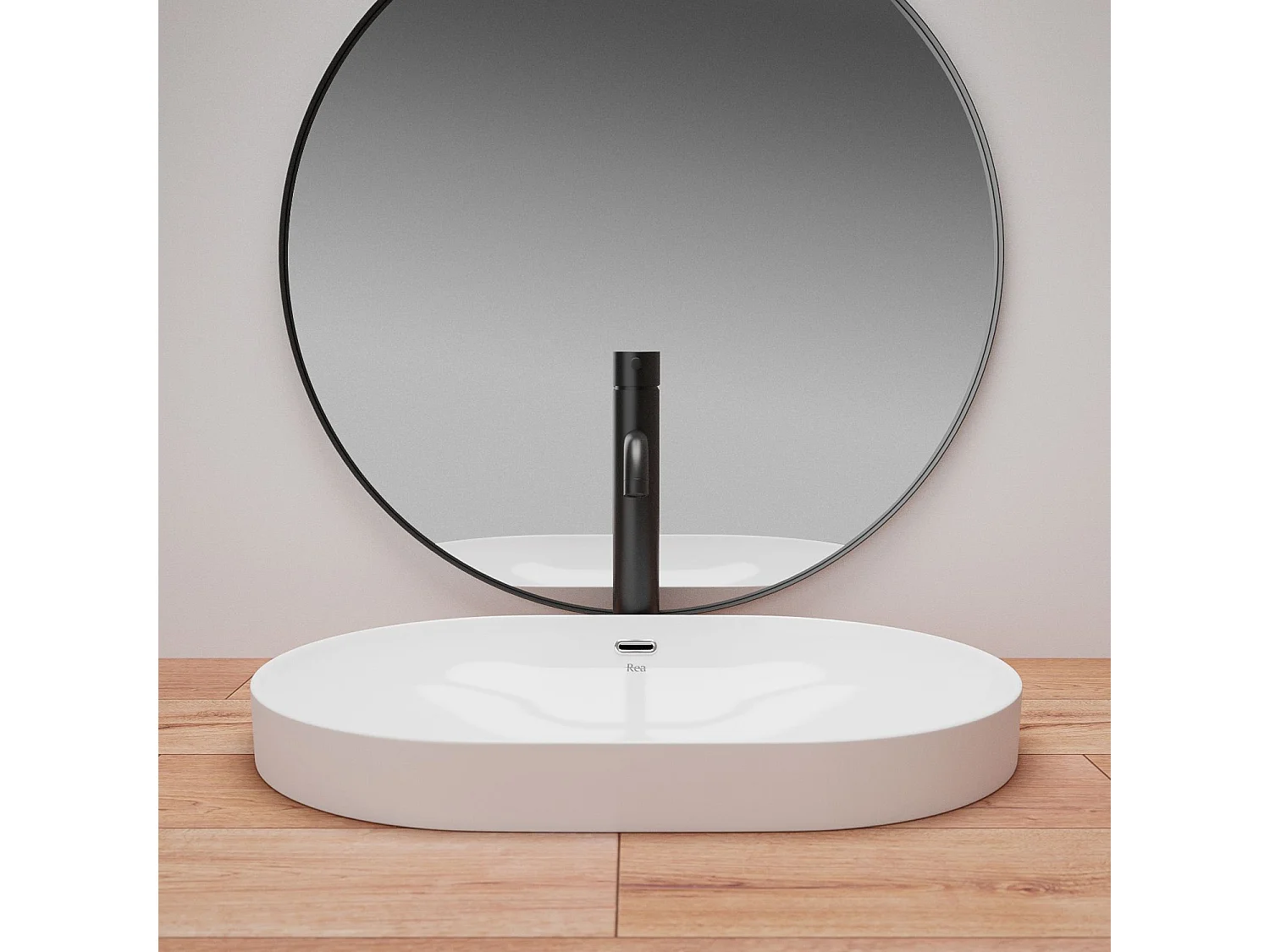 Vasque À Encastrer Rea Arleta White