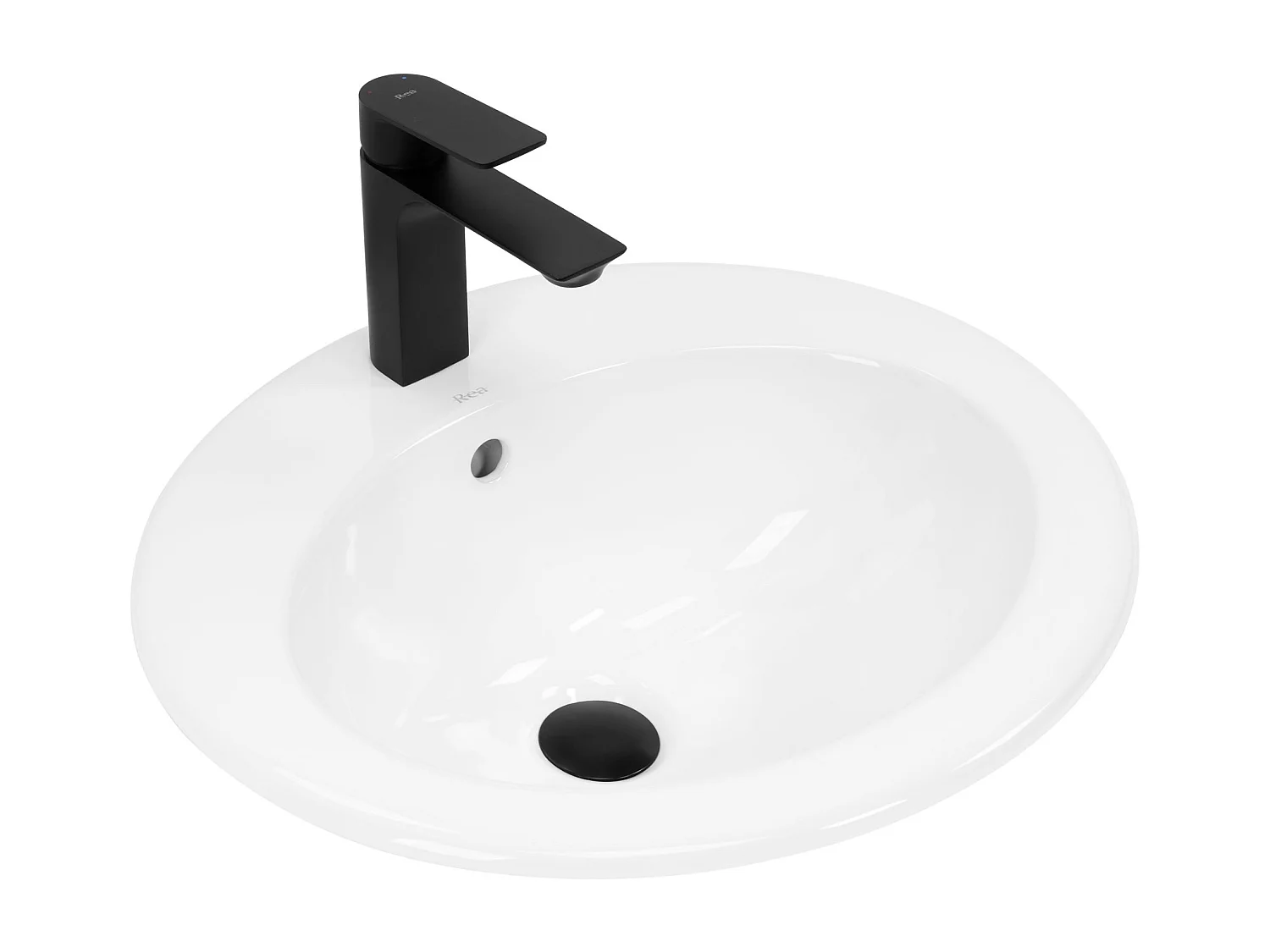 Inbouwwastafel Rea Dalia White