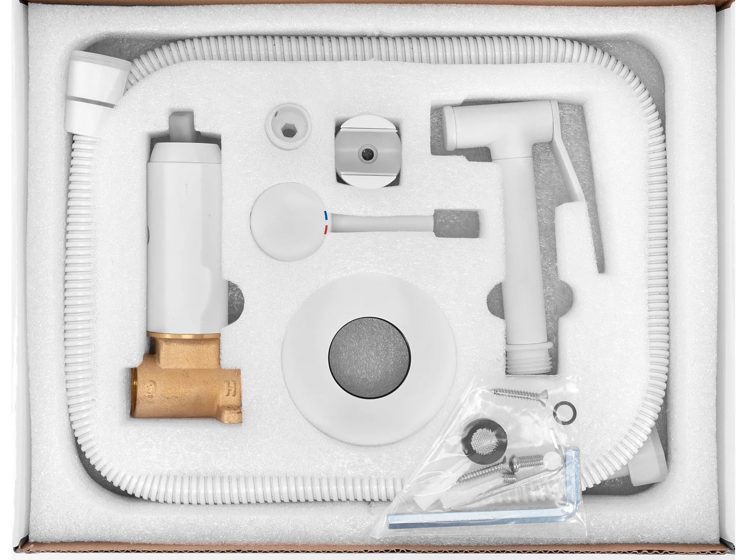 Robinet De Bidet Rea Loop Lungo White