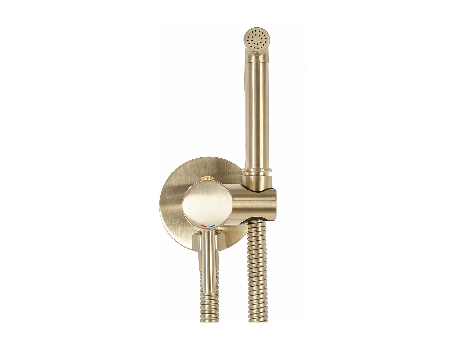 Robinet De Bidet Rea Loop Lungo Brush Gold