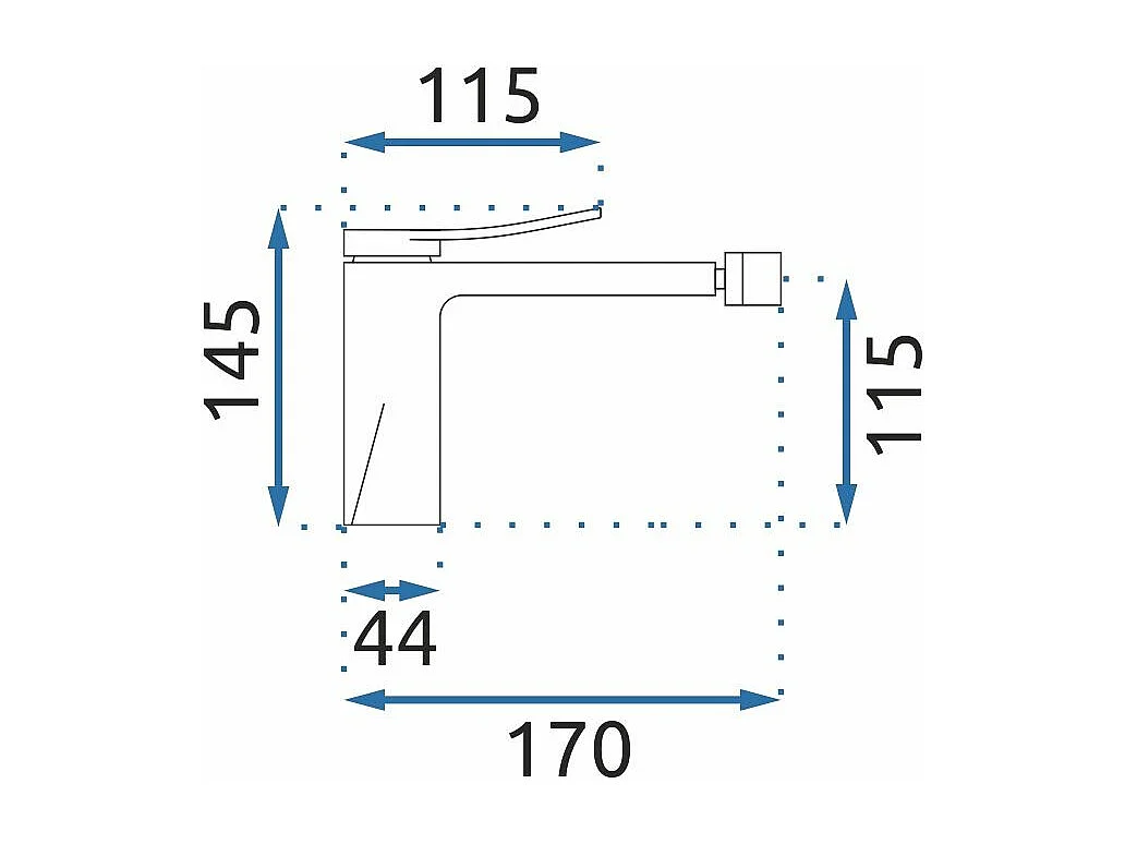 Robinet De Bidet Rea My1906-9G Soul Gold