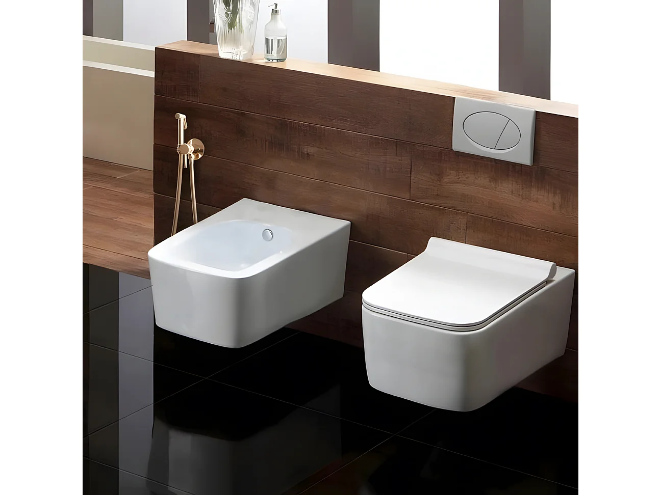 Bidetarmatur Rea Loop Lungo Rose Gold