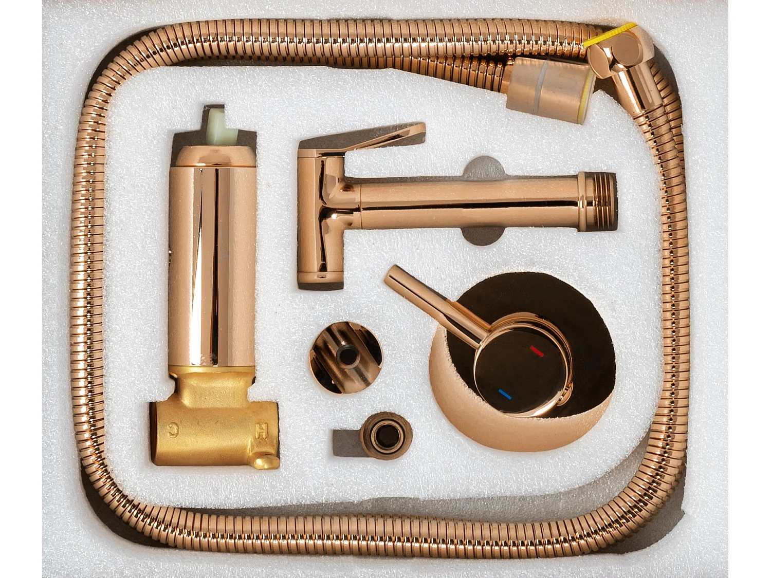 Bidetarmatur Rea Loop Lungo Rose Gold