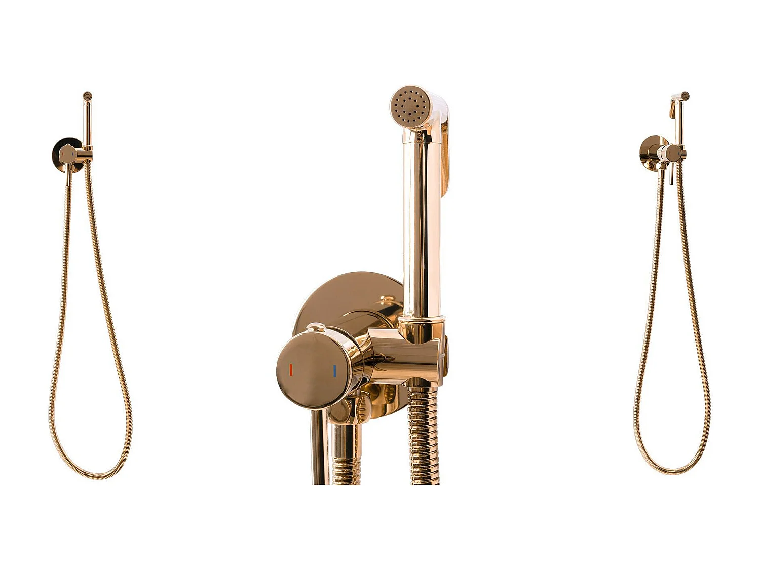 Robinet De Bidet Rea Loop Lungo Rose Gold