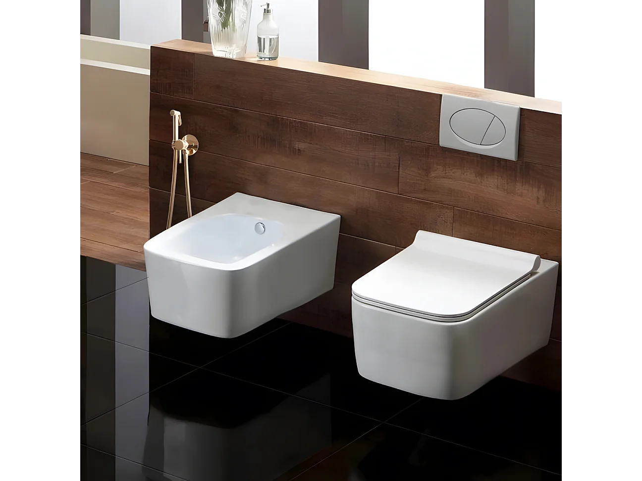 Bidetarmatur Rea Loop Lungo Rose Gold