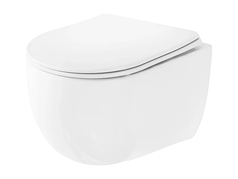 Cuvette Wc Suspendue Rea Olivier Duroplast/Flat/Zm White