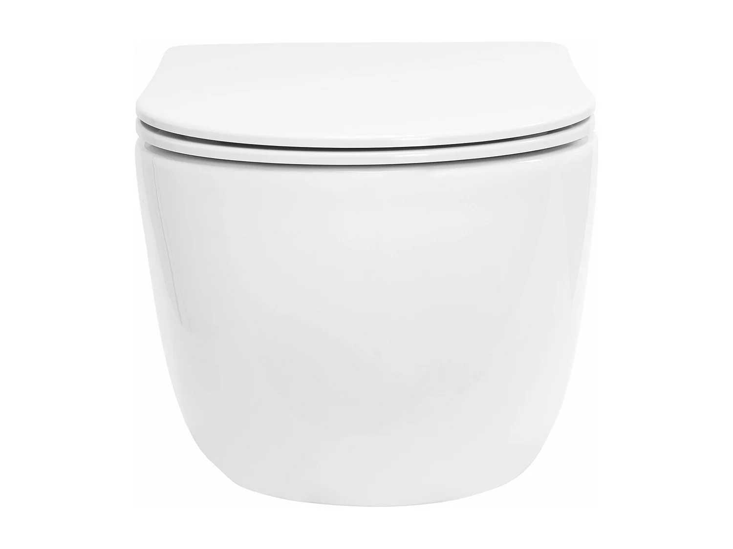 Wandhängendes Rea Olivier Duroplast/Flat/Zm White