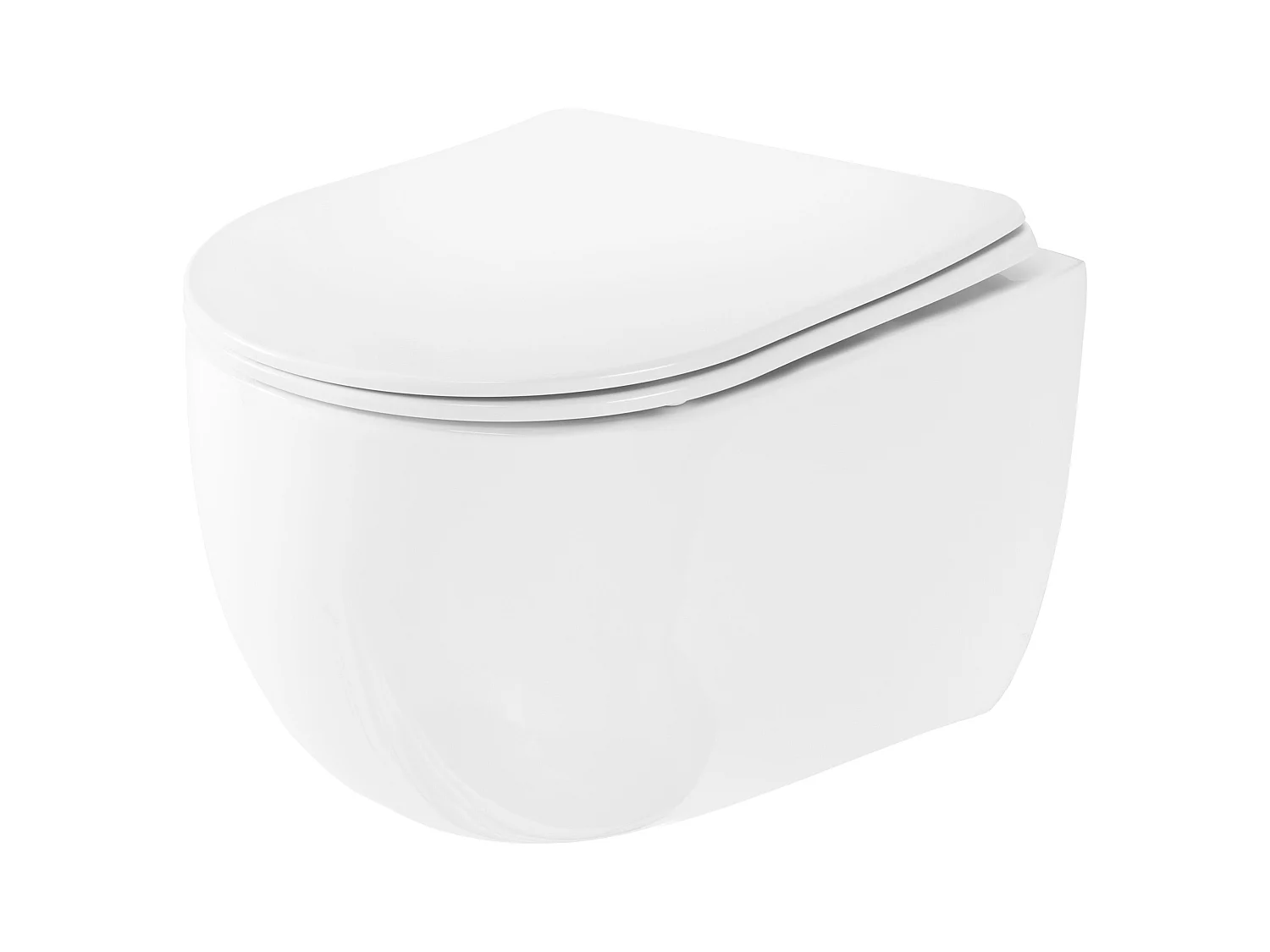 Cuvette Wc Suspendue Rea Olivier Duroplast/Flat/Zm White