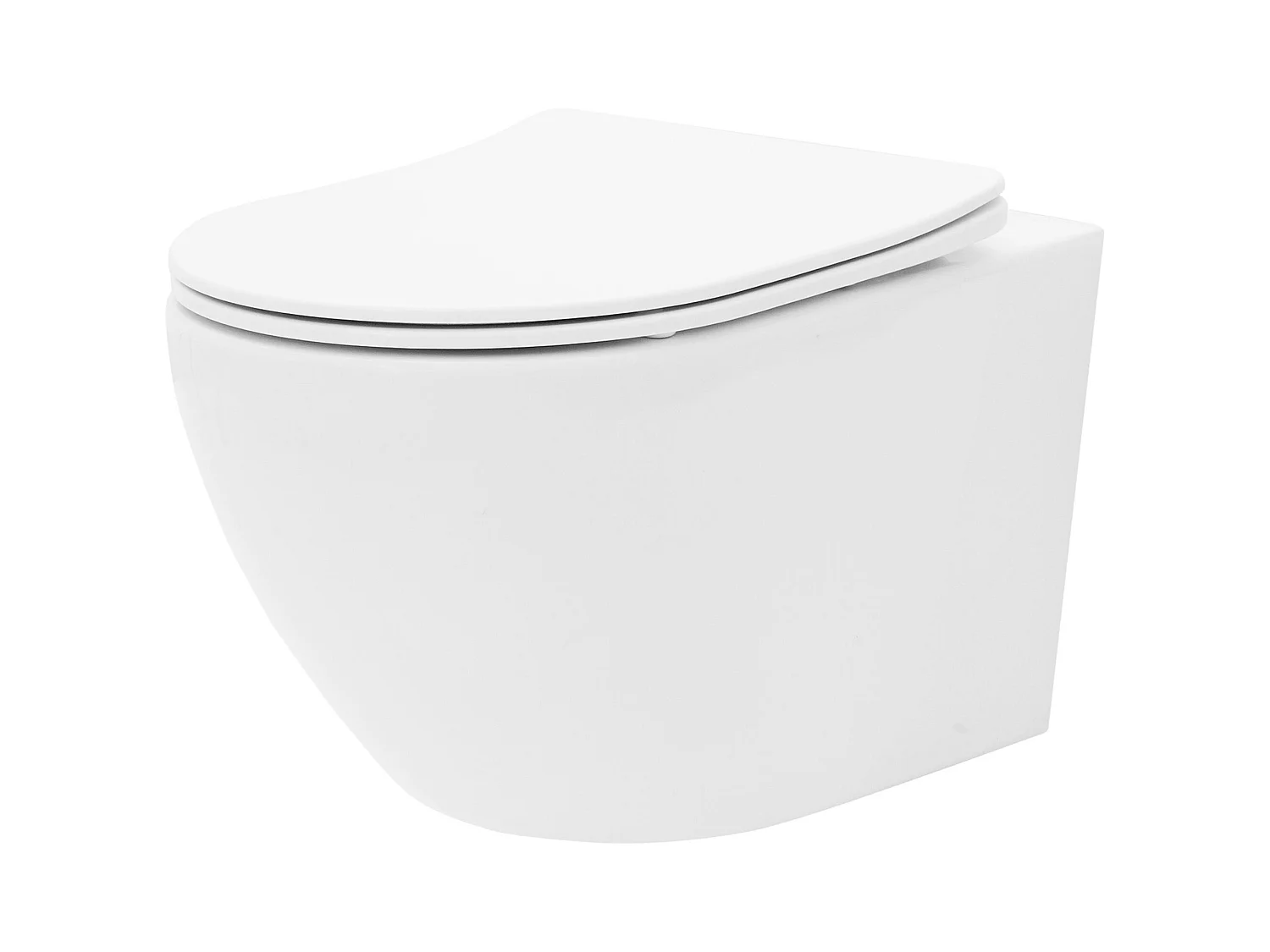 Cuvette Wc Suspendue Rea Carlo Mini Rimless Duroplast/Flat/Zm White