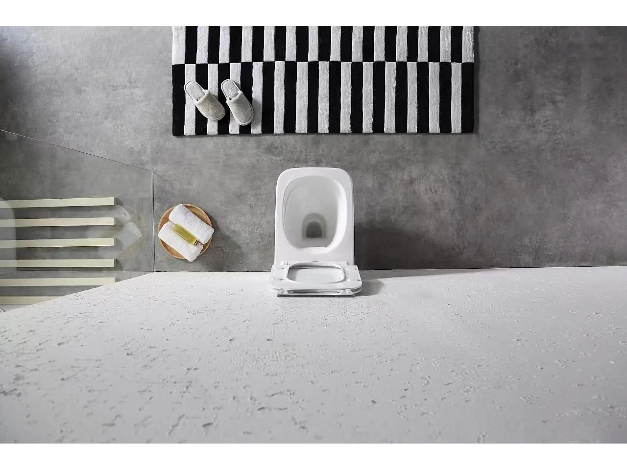 Cuvette Wc Suspendue Rea Martin Rimless Duroplast/Slim/Zm White