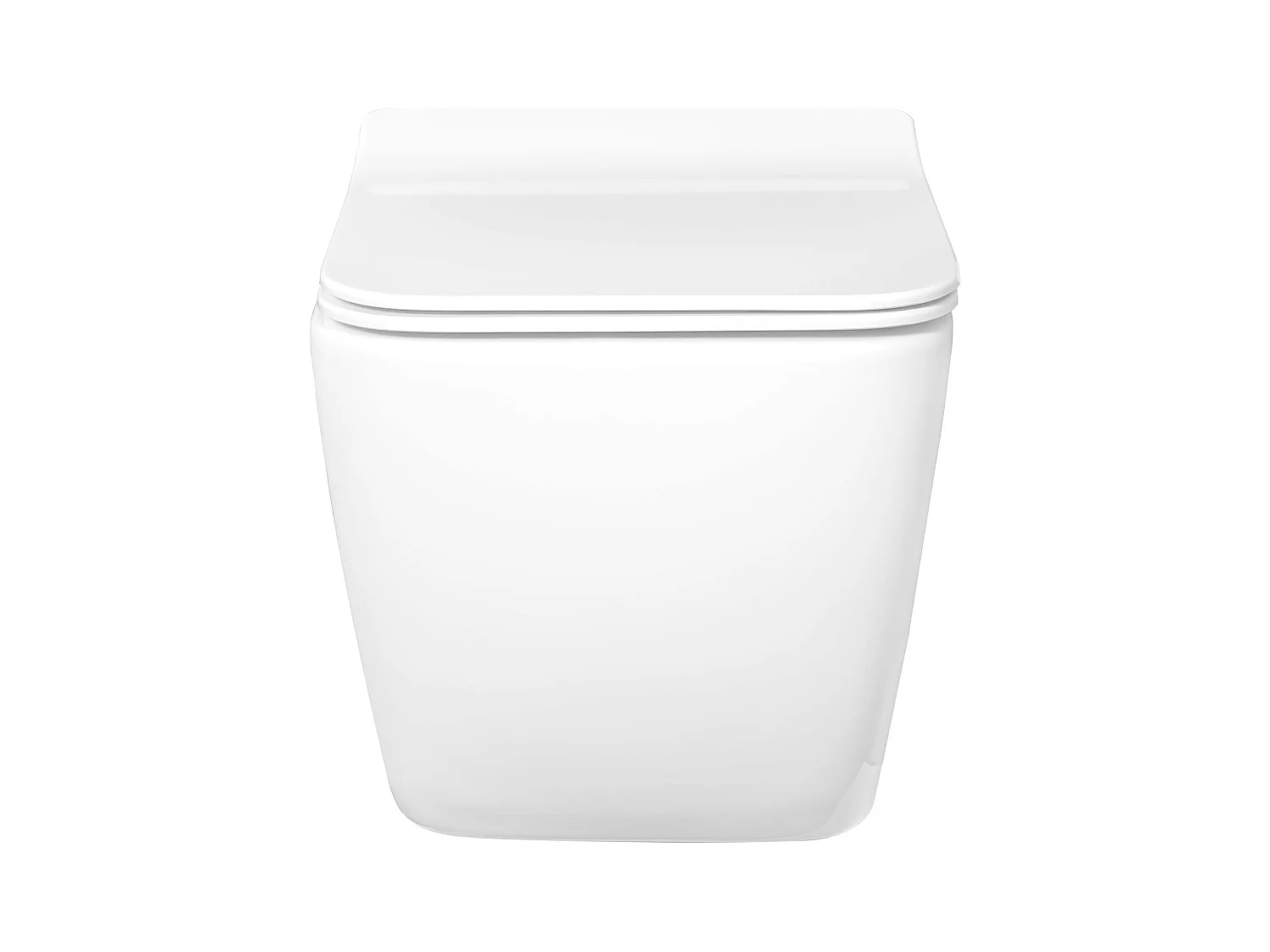 Wandhängendes Rea Martin Rimless Duroplast/Slim/Zm White