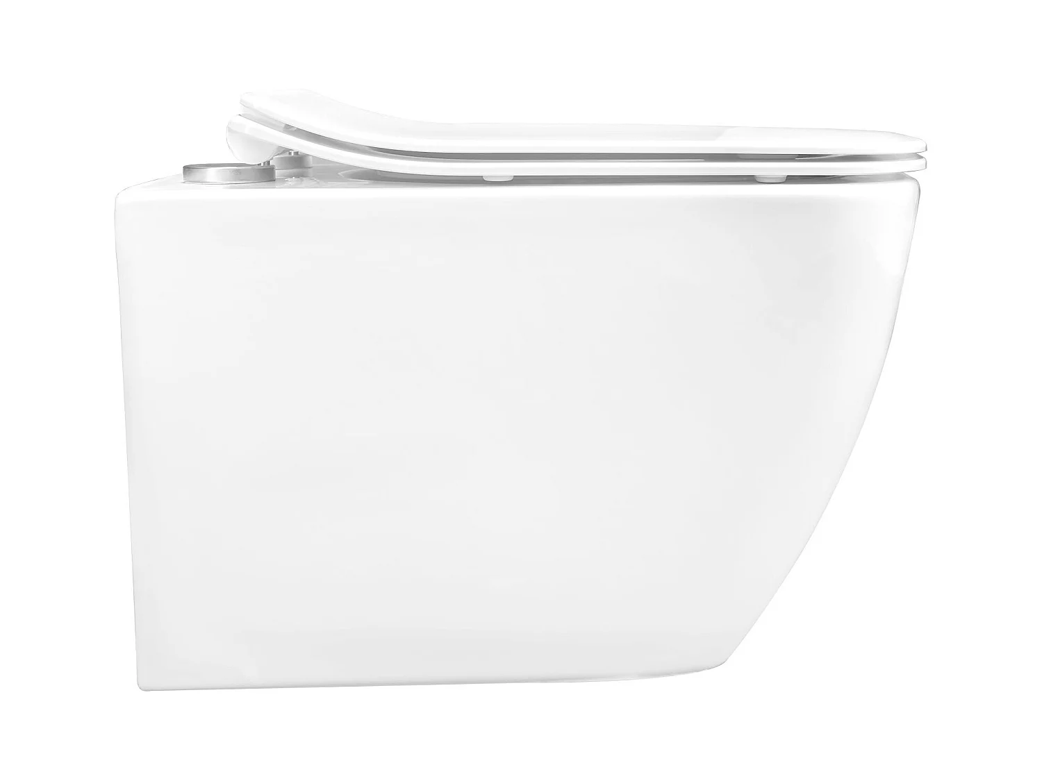 Wandhängendes Rea Martin Rimless Duroplast/Slim/Zm White
