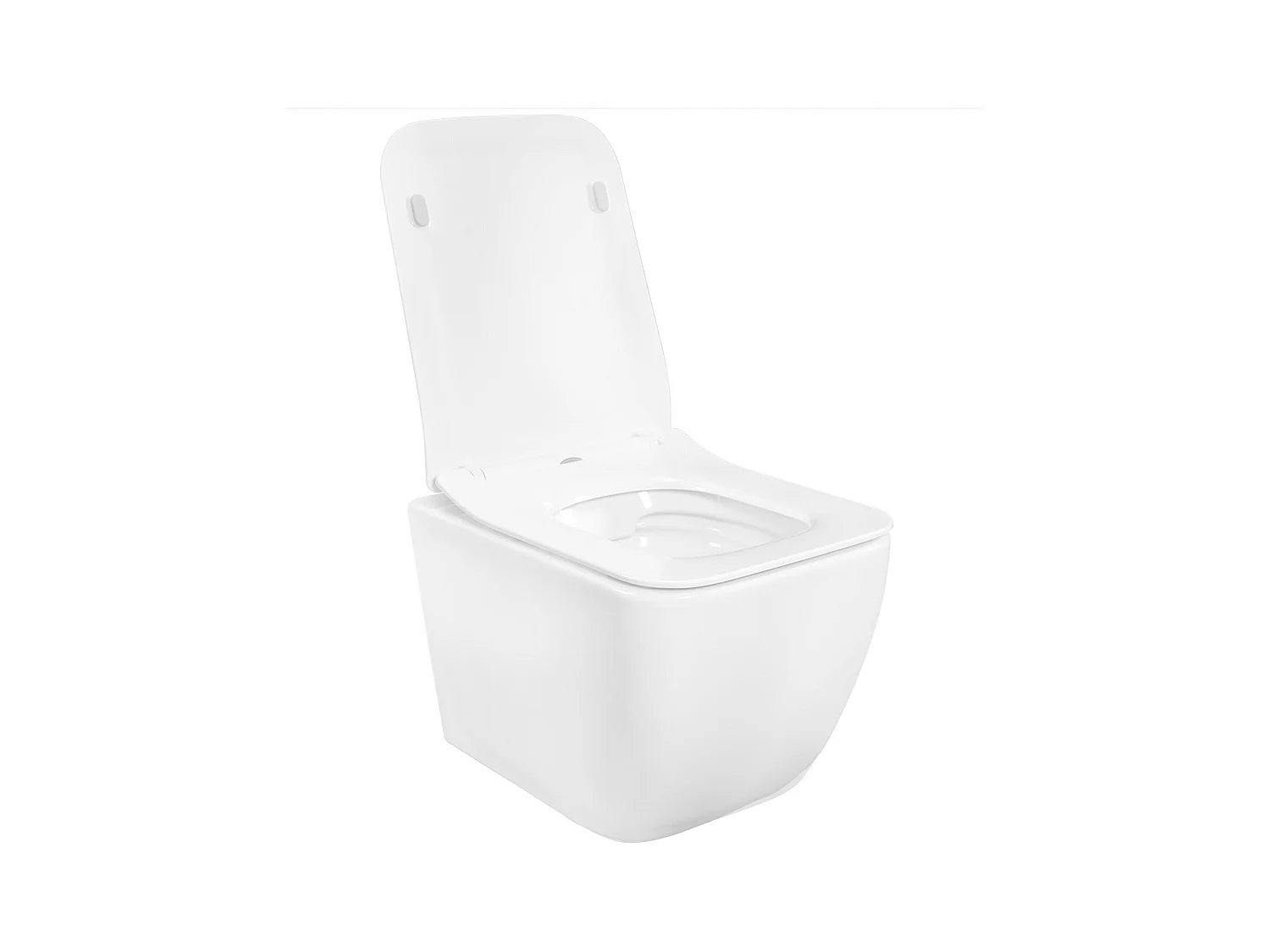 Wandhängendes Rea Martin Rimless Duroplast/Slim/Zm White