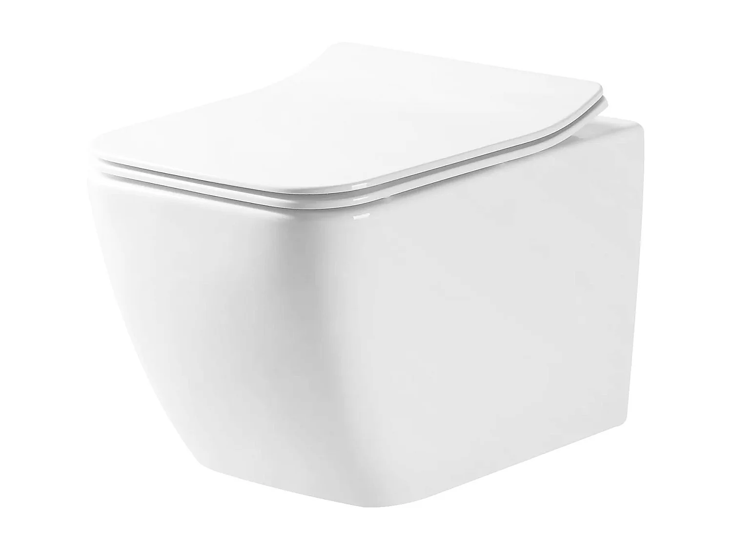 Cuvette Wc Suspendue Rea Martin Rimless Duroplast/Slim/Zm White