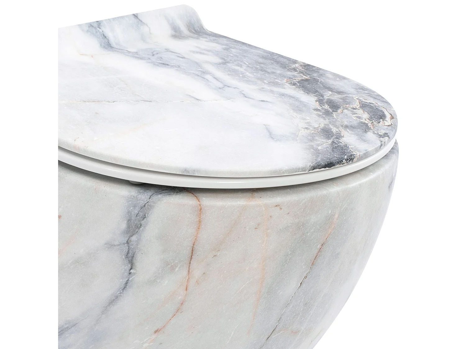 Taza De Inodoro Wc Rea Carlos Duroplast/Slim/Zm Granit Matt Grey