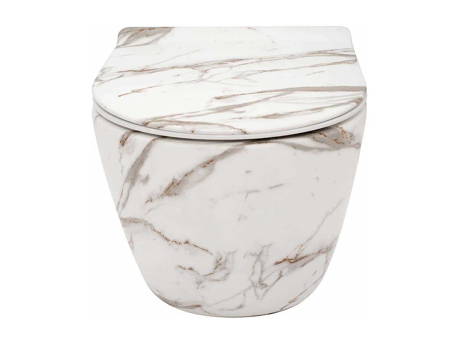 Taza De Inodoro Rea Carlos Duroplast/Slim/Zm Lava Matt Grey