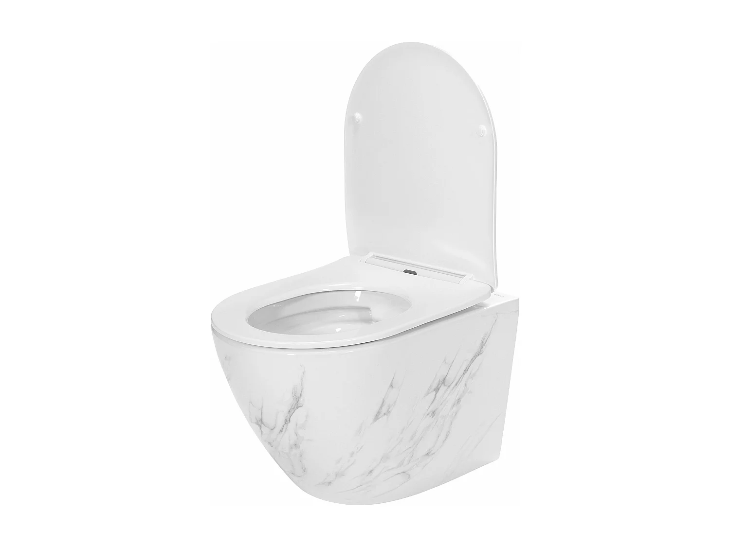 Cuvette Wc Suspendue Rea Carlos Duroplast/Flat/Zm Nature Marble Grey