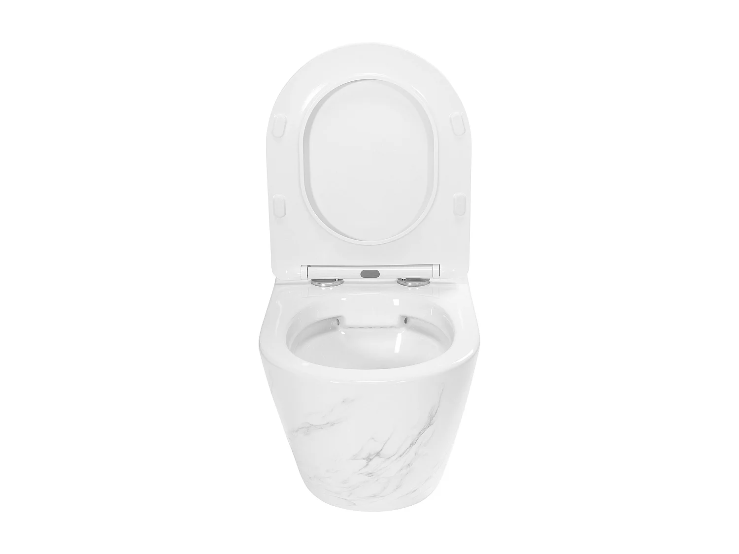 Cuvette Wc Suspendue Rea Carlos Duroplast/Flat/Zm Nature Marble Grey