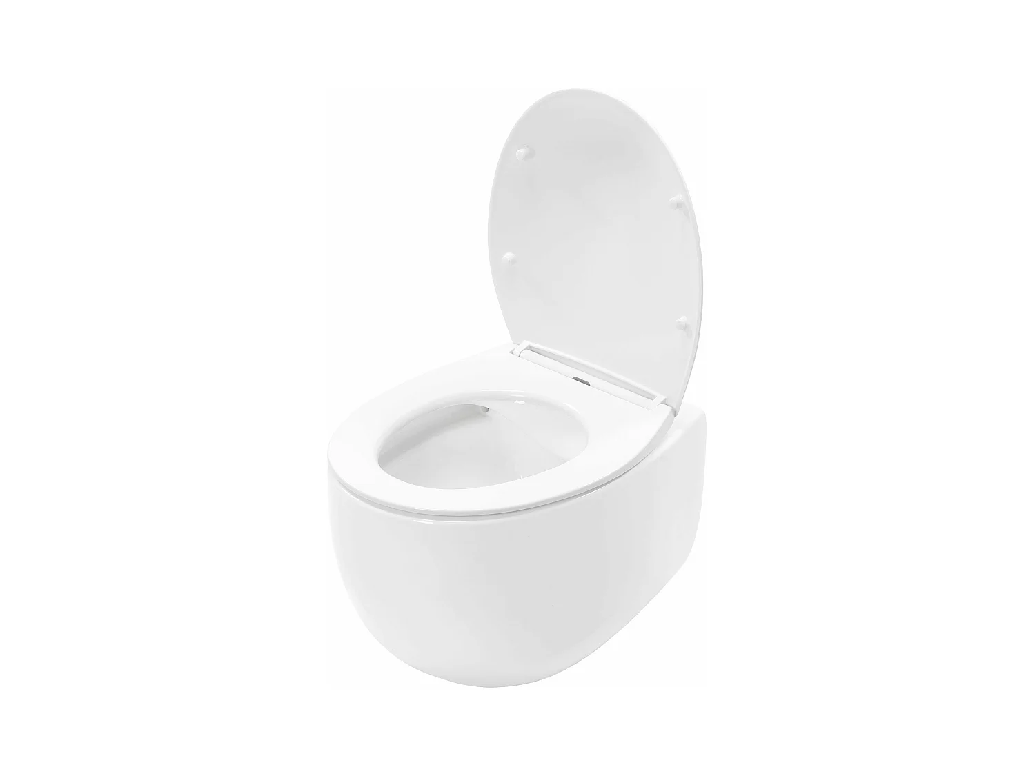 Wandhängendes Rea Lars Rimless Duroplast/Flat/Zm White