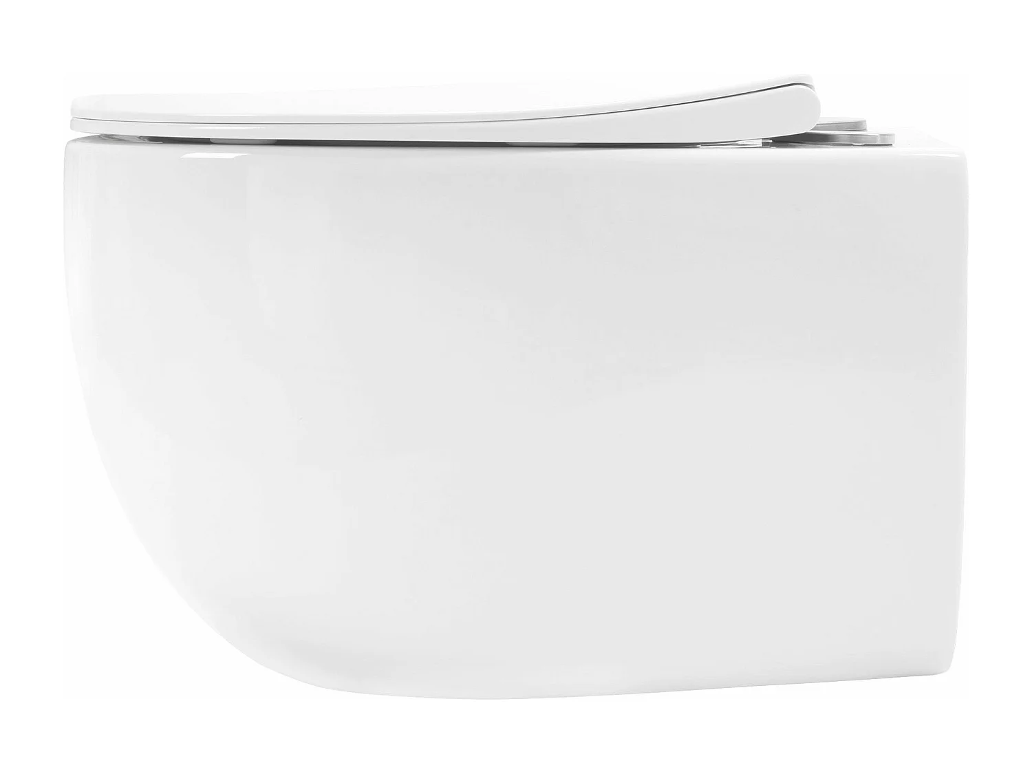 Cuvette Wc Suspendue Rea Lars Rimless Duroplast/Flat/Zm White