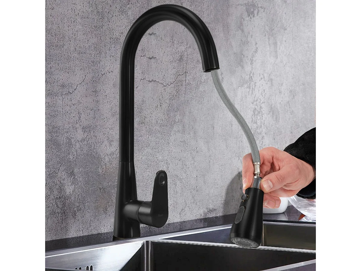 Robinet De Cuisine Rea Mild Black