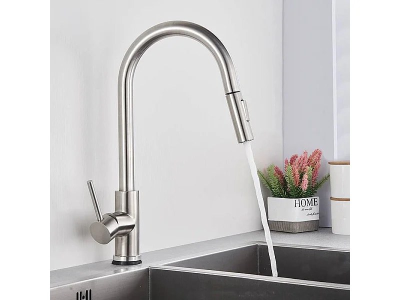 Robinet De Cuisine Rea Fresh Brush Nickel