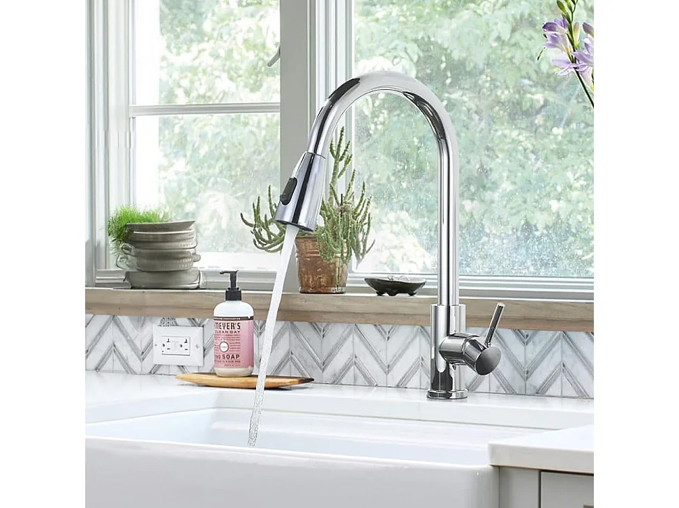 Robinet De Cuisine Rea Js-Ss008C Cross Chrome