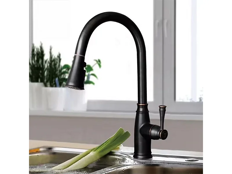 Keukenmengkraan Rea Deco Black