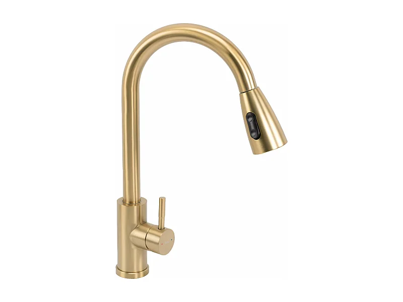 Robinet De Cuisine Rea Js-Ss008Bg Cross Brush Gold