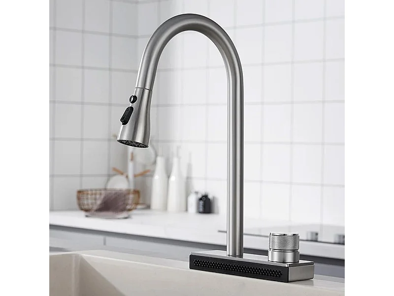 Robinet De Cuisine Rea Js-K112N Conor Brush Nickel