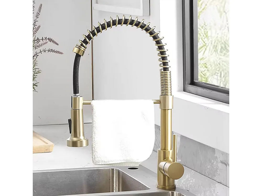 Robinet De Cuisine Rea Colin Brush Gold