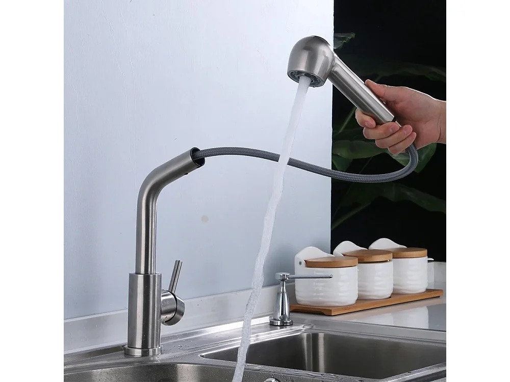 Robinet De Cuisine Rea Troy Brush Nickel