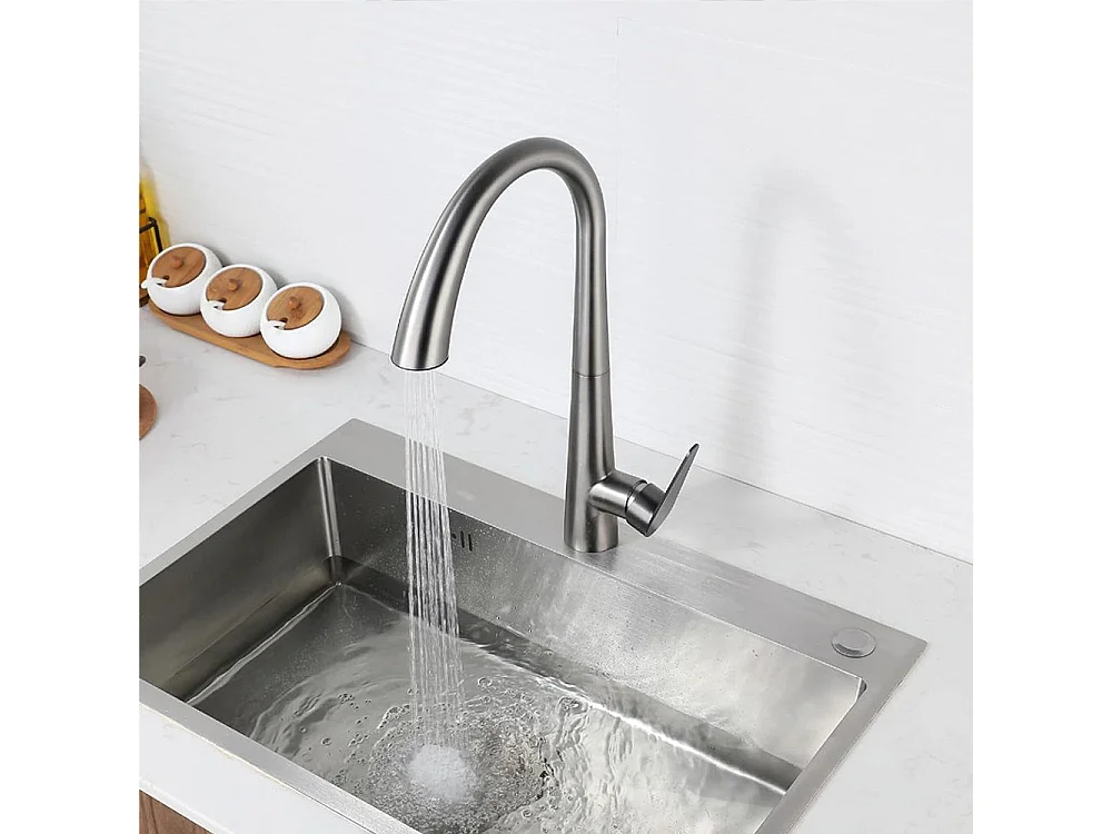 Robinet De Cuisine Rea Js-K087N Ross Brush Nickel