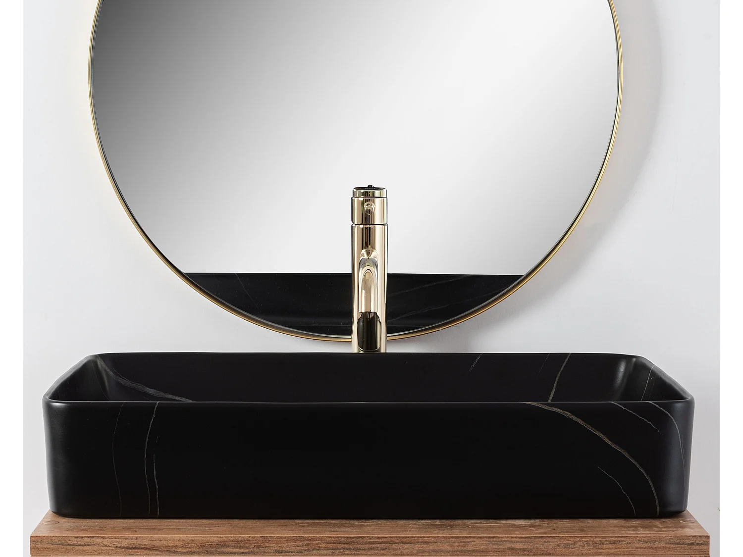 Lavabo Da Appoggio Rea Denisstone Black