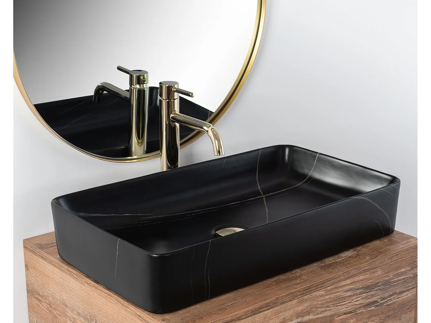 Opzetwastafel Rea Denisstone Black