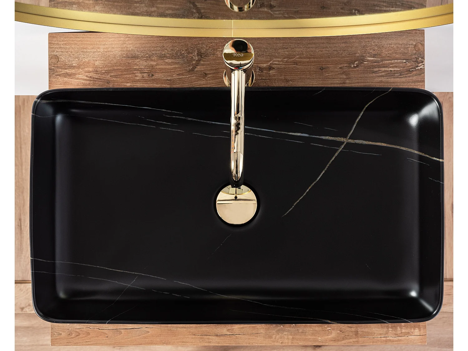 Opzetwastafel Rea Denisstone Black