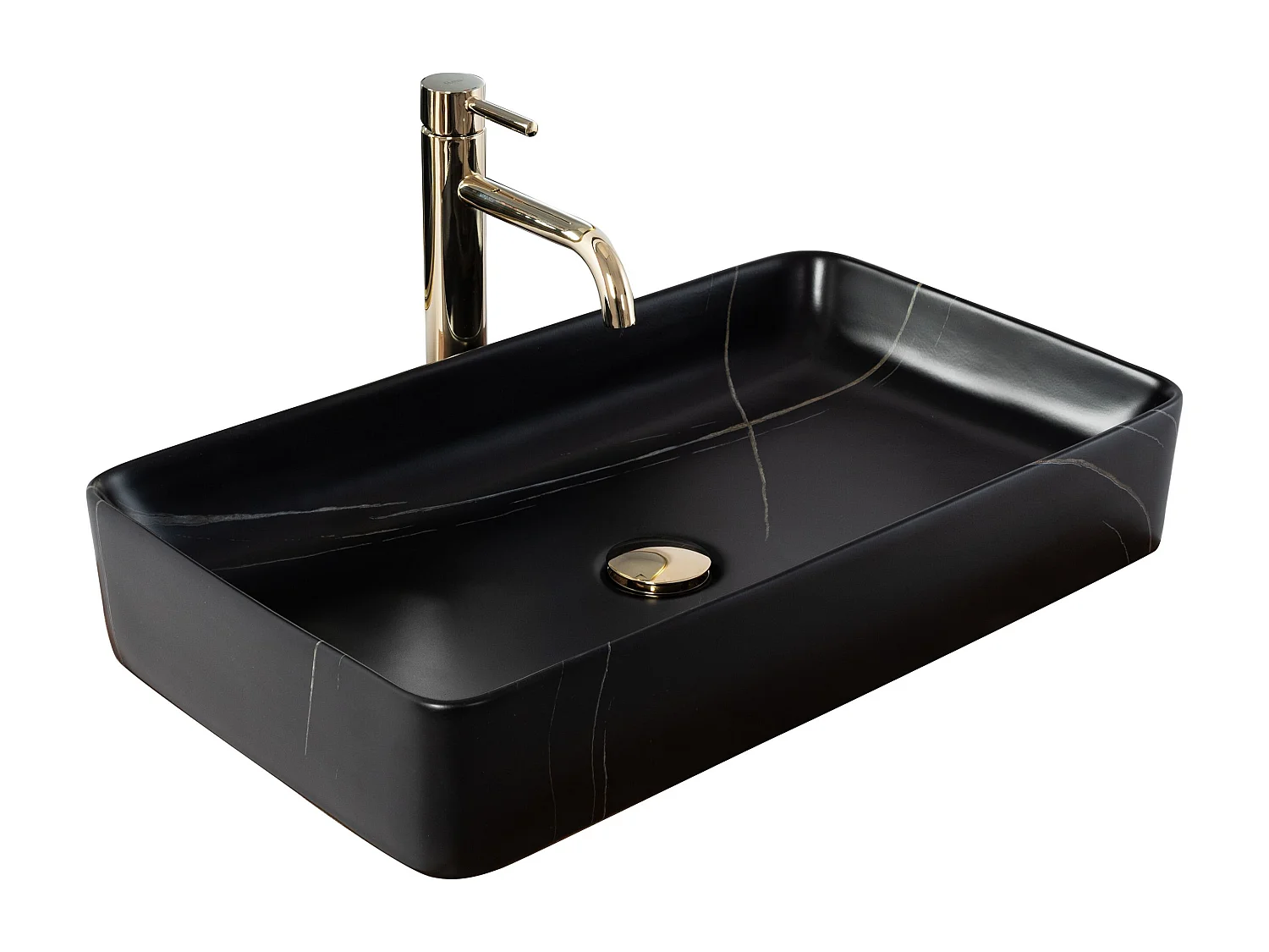Aufsatzwaschbecken Rea Denisstone Black