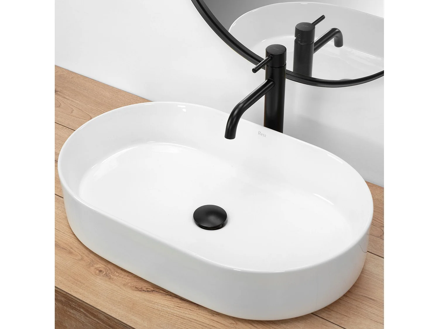 Vasque À Poser Rea Nadia 60 White