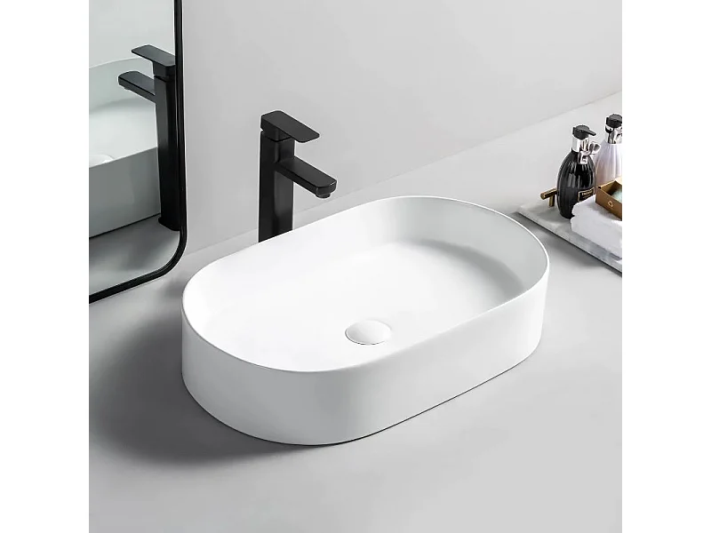 Vasque À Poser Rea Nadia 60 White