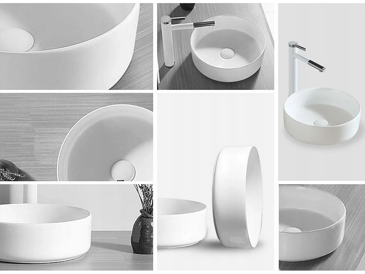 Opzetwastafel Rea Sami White