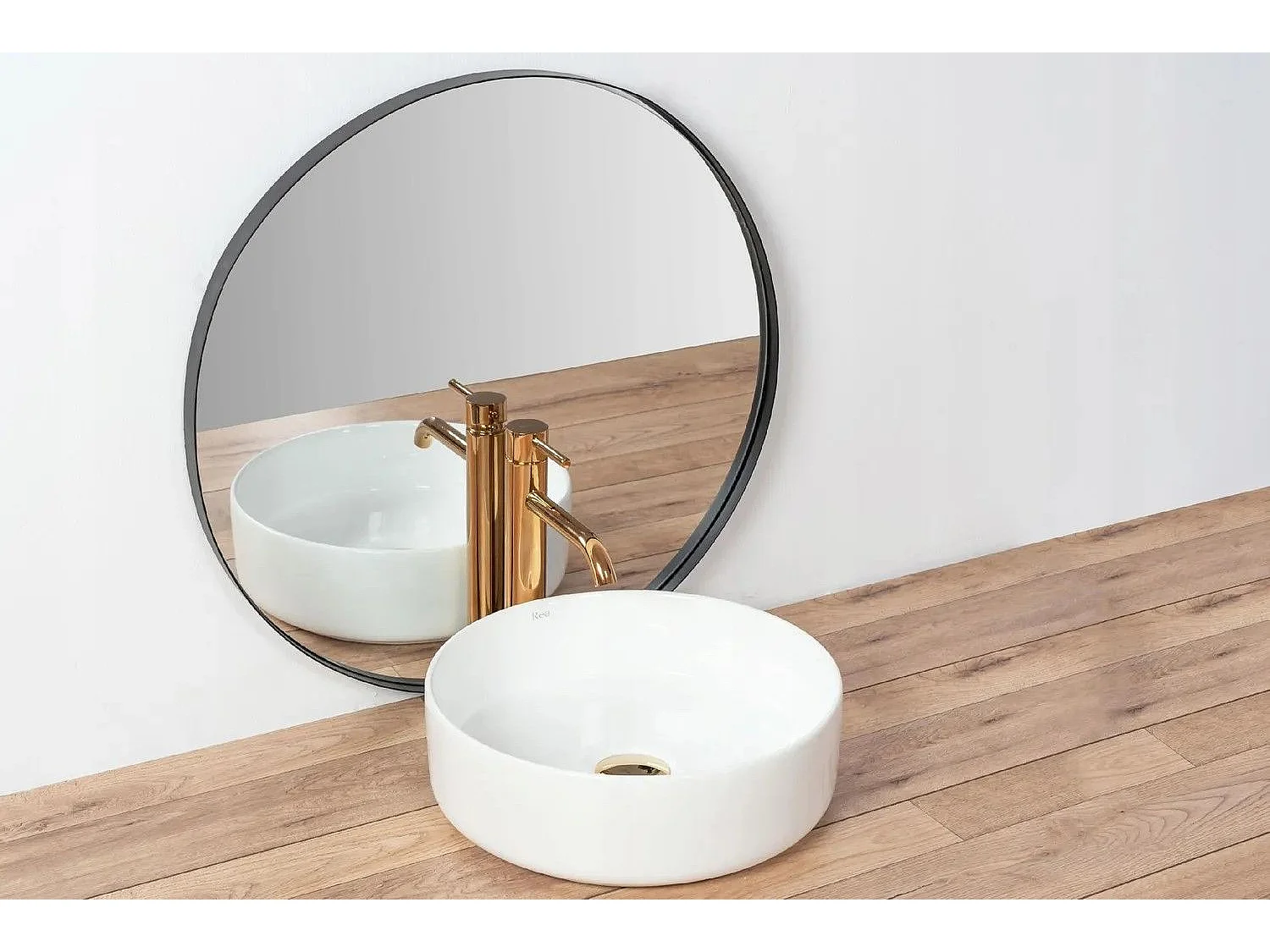 Vasque À Poser Rea Sami White