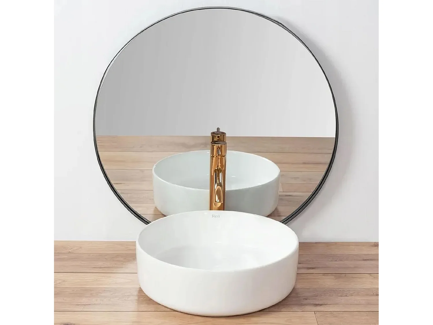 Vasque À Poser Rea Sami White